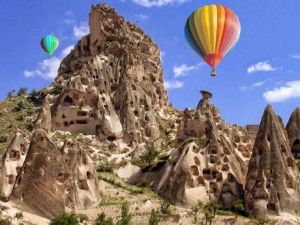 over the Cappadocia