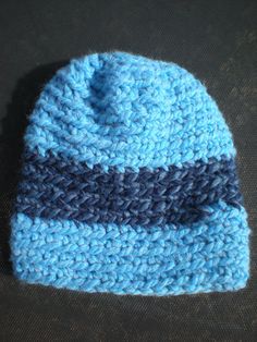 blue beanie hat